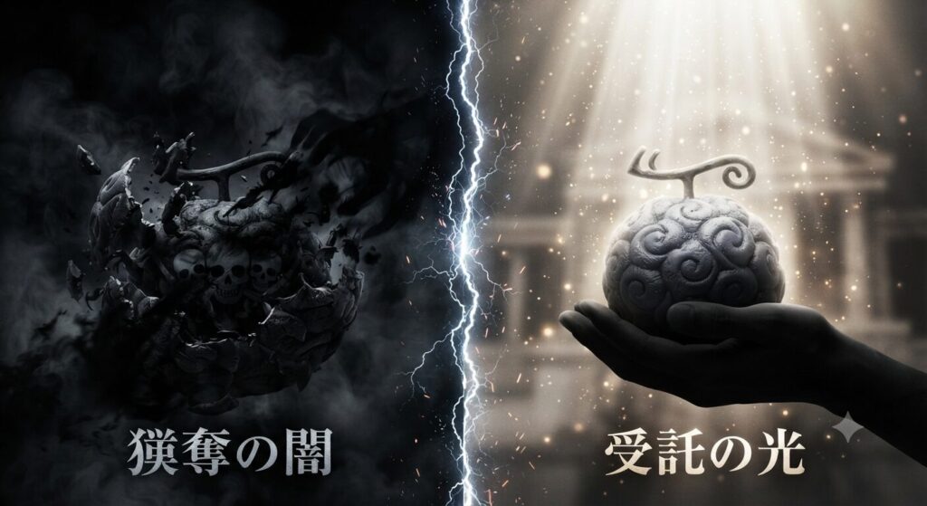 黒ひげのグラグラの実強奪との対比構造から見える継承哲学