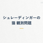 シュレーディンガーの猫 観測問題