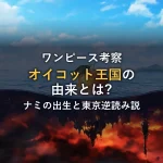 オイコット王国の由来とは？ナミの出生と「東京」逆読み説を考察