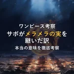 【徹底考察】サボがメラメラの実を継いだ本当の意味
